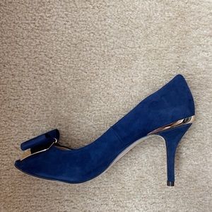 Prom Perfect! Louise Et Cie Suede Peeptoes